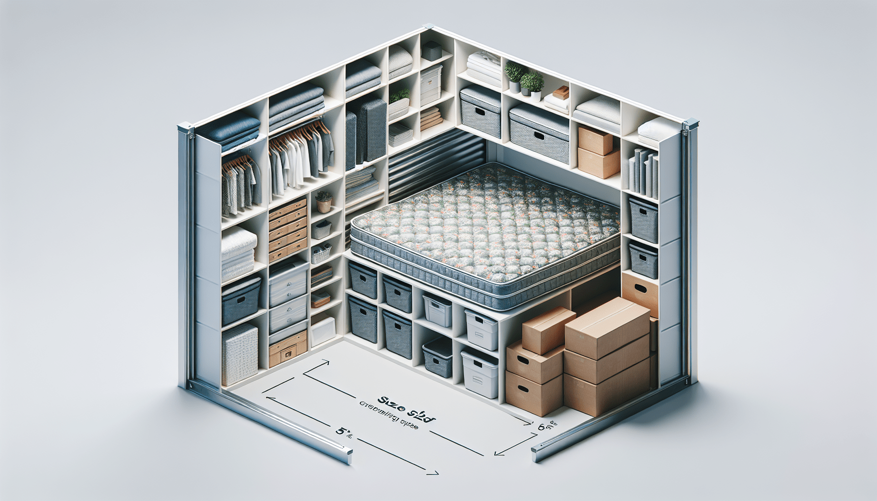 Can A 5×5 Storage Unit Hold A Queen Mattress?